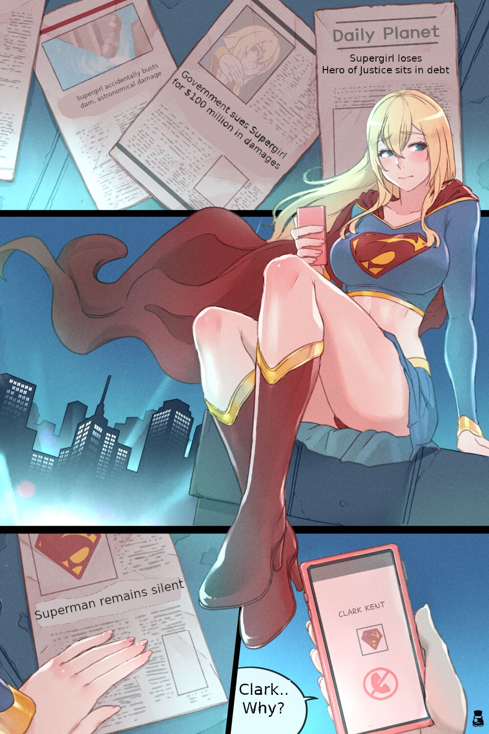 Supergirl’s Secret Trouble - Mr.takealook page 2 hentai porn comic manga doujin
